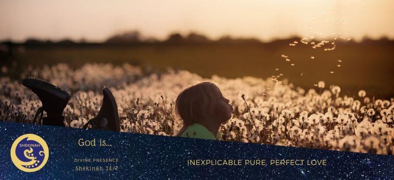 inexplicable pure, perfect love, passion in your heart, anguish in mind, uncertainty, doubt, an element of despair, God's love, infinite in being, perfection, pure spirit, invisible, passions, immense, eternal, incomprehensible, almighty, most wise, most holy, most free, searches our hearts, knows the mind of the Spirit, God works for the good of those who love Him, called according to His purpose, God is for us, God has chosen, at the right hand of God, God's essence, unadulterated love, tough love