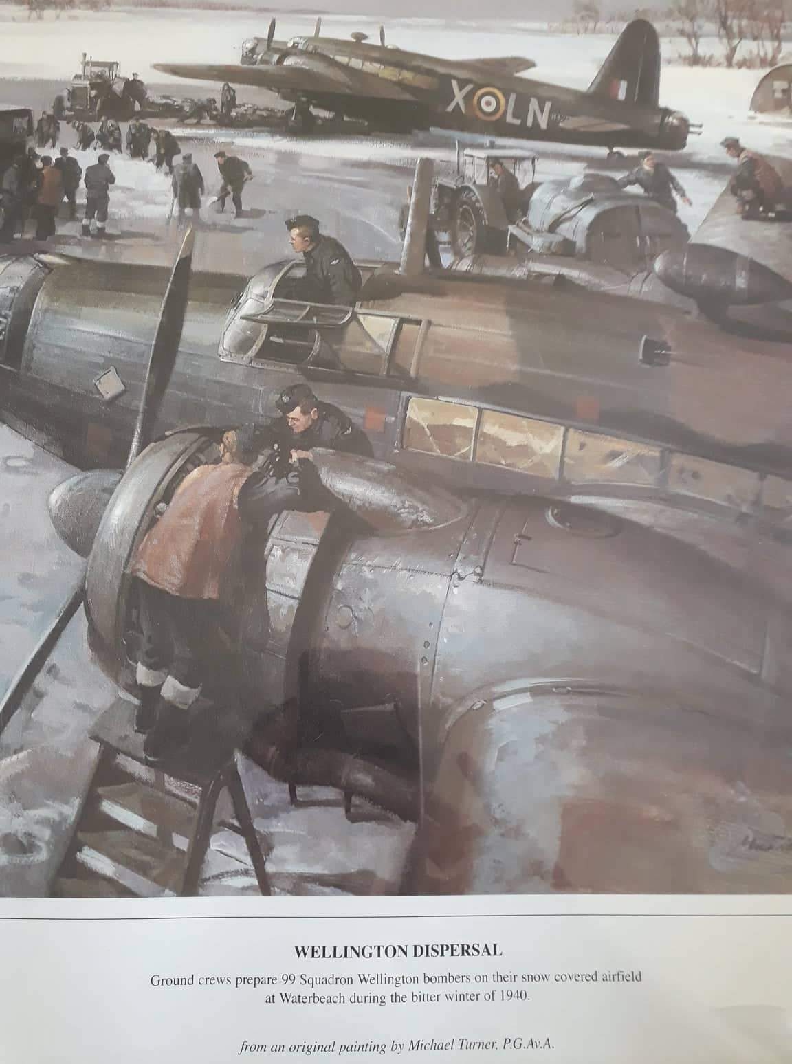 Wellington Bomber, rear gunner