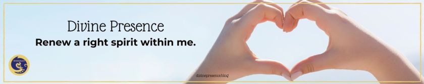 Renew a right spirit within me.